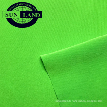 La trame de l&#39;usine de Changshu Chine a tricoté un tissu de jersey de sport en polyester 13 et 13 avec du spandex